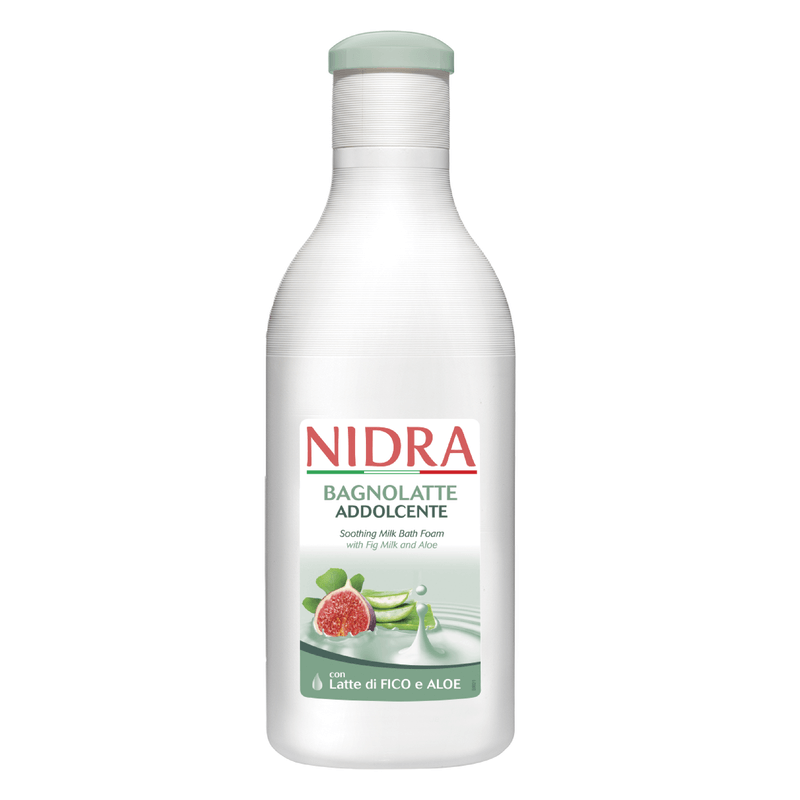 Пена-молочко для ванны смягчающее молоко, инжир, алоэ, 750 мл. - NIDRA